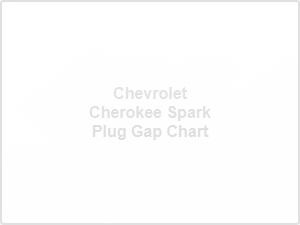 Chevrolet Cherokee Spark Plug Gap Chart